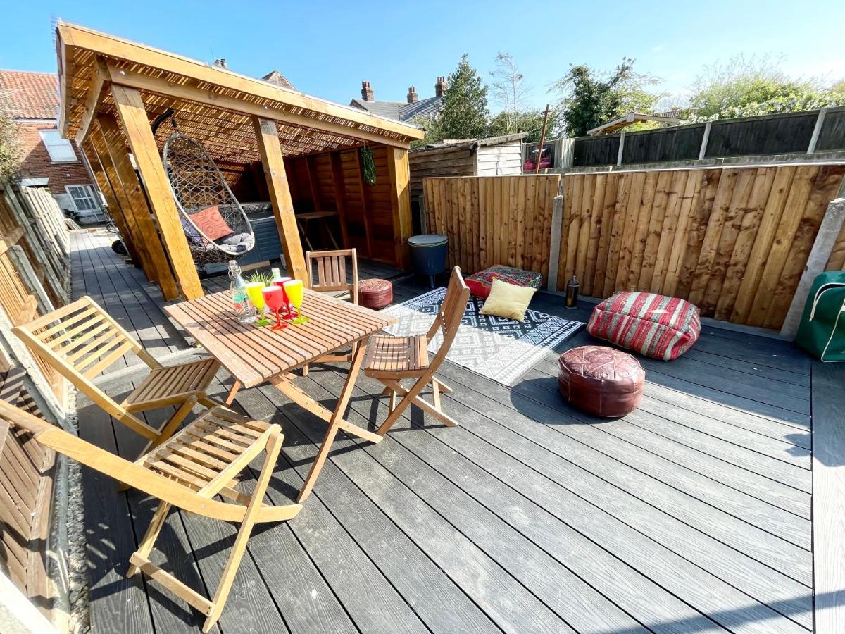 Coastal Terrace Dogs Welcome Optional Hot Tub Villa Sea Palling Buitenkant foto